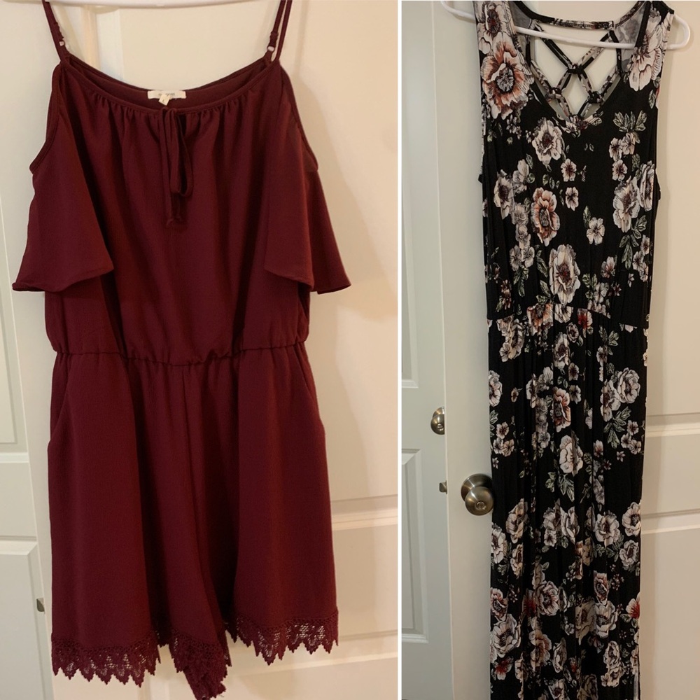 Maurices Romper & 24/7 Maxi Dress